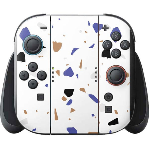 White Terrazzo Nintendo Switch 2 (2025) with Joy-Con Skin